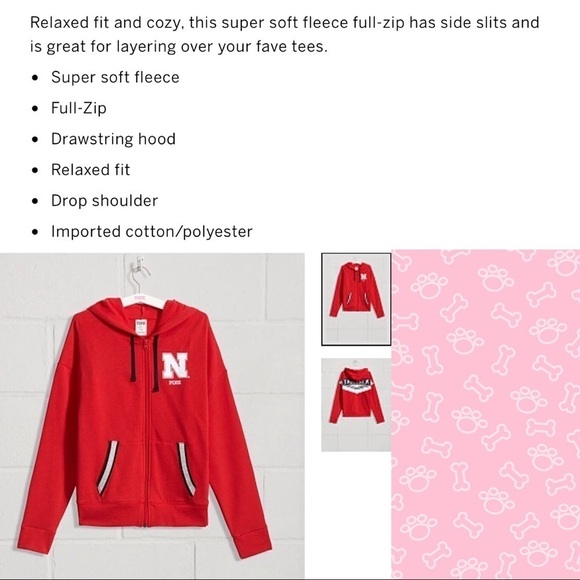 💖 VS PINK - Hoodie University of North Carolina - Picture 7 of 8